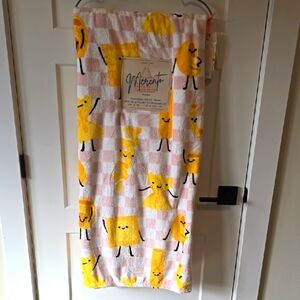 NWT Oversized Plush Throw - Pasta Design